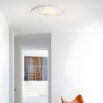 Halo Round LED Ceiling Light in Aluminum for Modern Interiors
