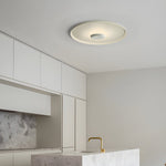 Halo Round LED Ceiling Light in Aluminum for Modern Interiors