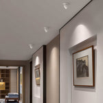 Adjustable LED Recessed Downlight with 360° Rotation, 7W, 3000K/4000K/6000K, Black or White