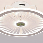 Modern Bladeless Ceiling Fan with Dimmable LED Light for Contemporary Interiors