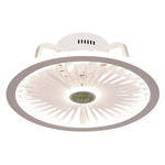 Modern Bladeless Ceiling Fan with Dimmable LED Light for Contemporary Interiors