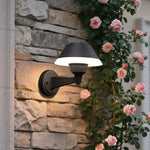 Minimalist Nordic Outdoor Wall Sconce with Warm LED Glow