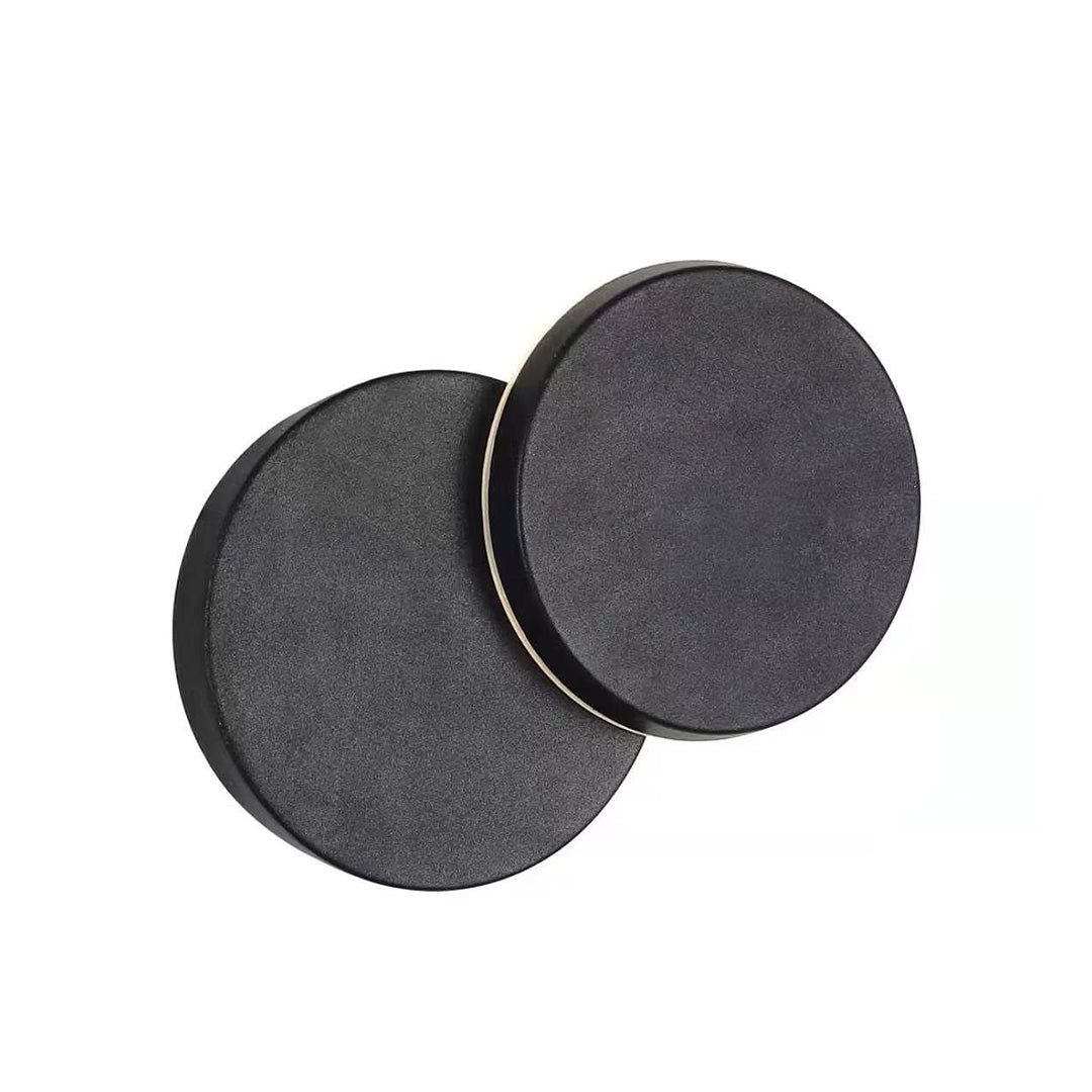 Geometric Outdoor Wall Sconce in Black Aluminum, IP54 Waterproof LED