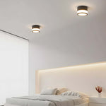 Modern Minimalist Round Flush Mount Ceiling Light with Acrylic Shade