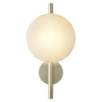 Round Glass Shell Design Wall Sconce Modern Bedside Study Wall Lamp
