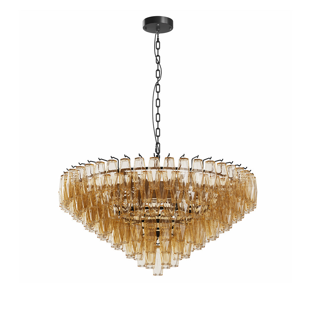 Modern Glass Pendant Chandelier 8-Light 10-Light American Luxury Ceiling Light
