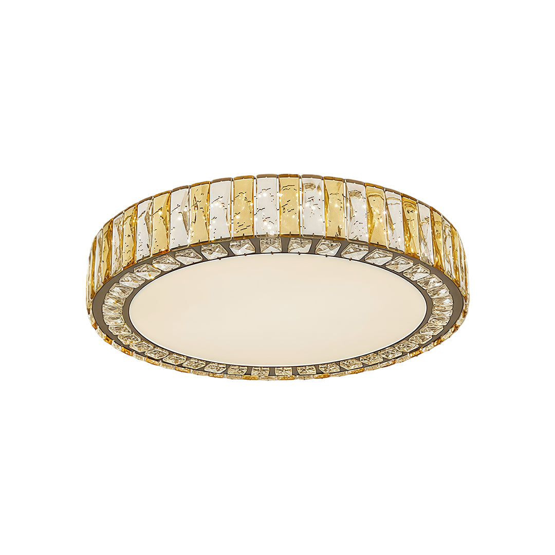 Lumière Cristal LED Flush Mount Ceiling Light in Chrome