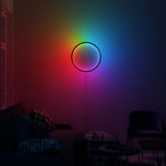 Round Led Rgb Modern Wall Sconces With Remote Control
