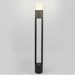 Round Minimalist LED Outdoor Post Light – Waterproof Aluminum Pole Lamp