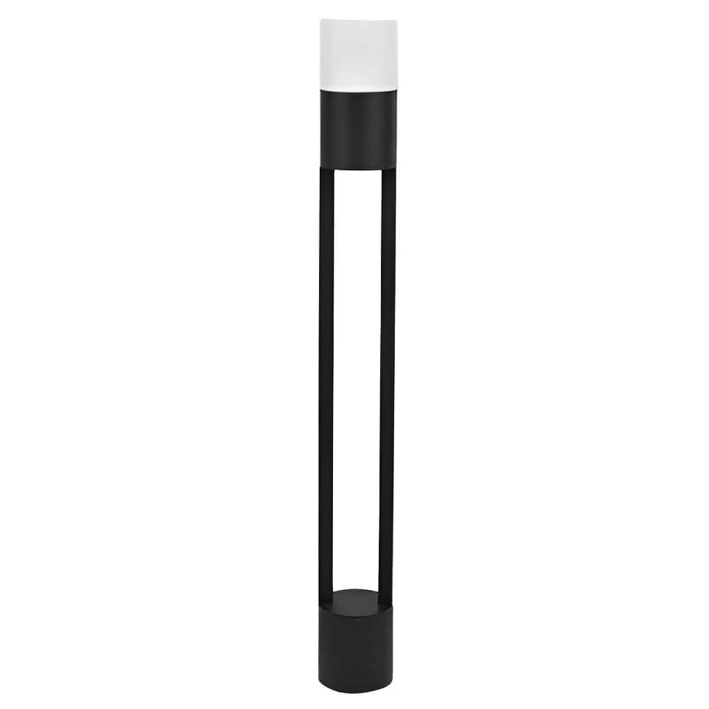 Round Minimalist LED Outdoor Post Light – Waterproof Aluminum Pole Lamp