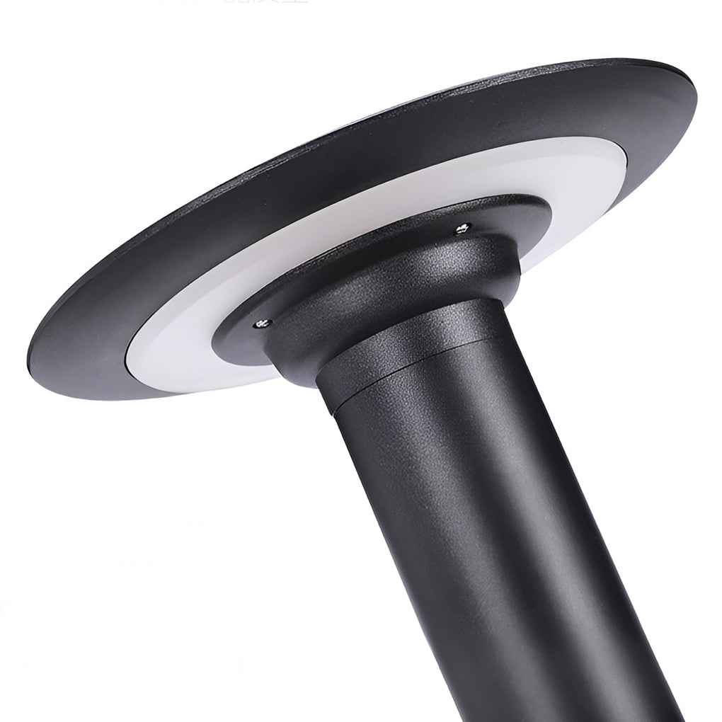 Round Ufo Shaped Led Waterproof Solar Path Lights