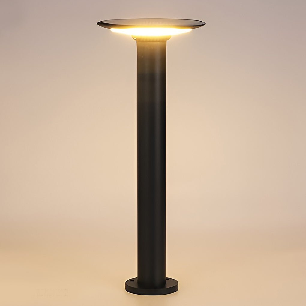 Round Ufo Shaped Led Waterproof Solar Path Lights