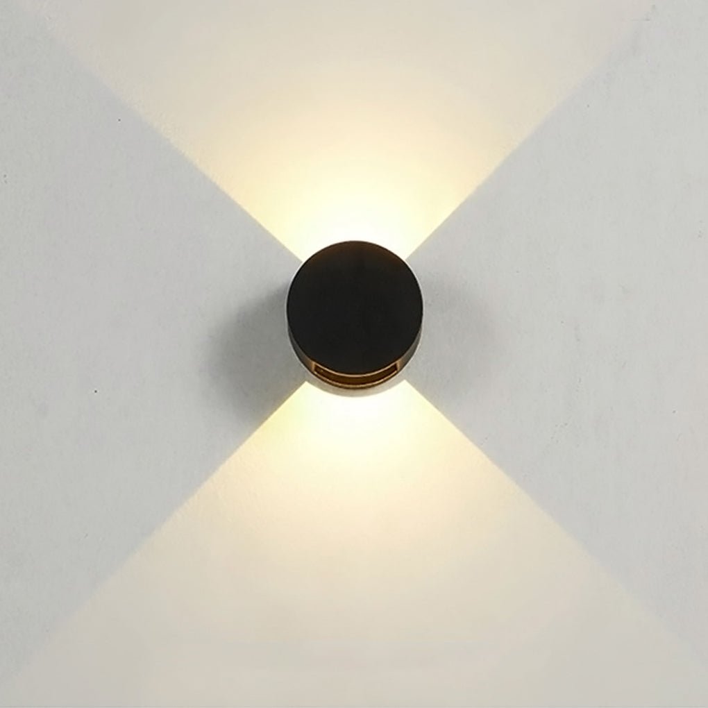 Round Up And Down Lights Waterproof Led Wall Lights For Indoor Outdoor Balcony