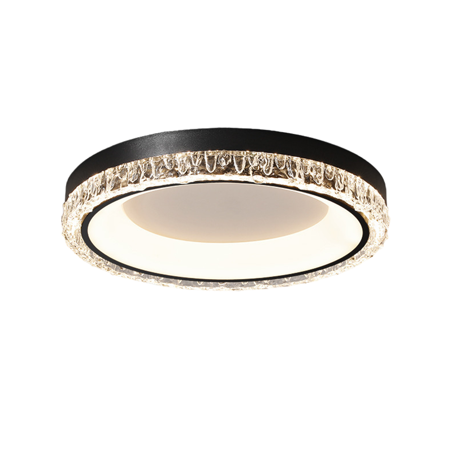 Italian Minimalist LED Flush Mount Ceiling Light in White