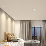 Adjustable Recessed Downlight with Anti-Glare Honeycomb Mesh