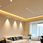 Lumenis Anti-Glare Recessed LED Downlight, IP65 Waterproof Aluminum
