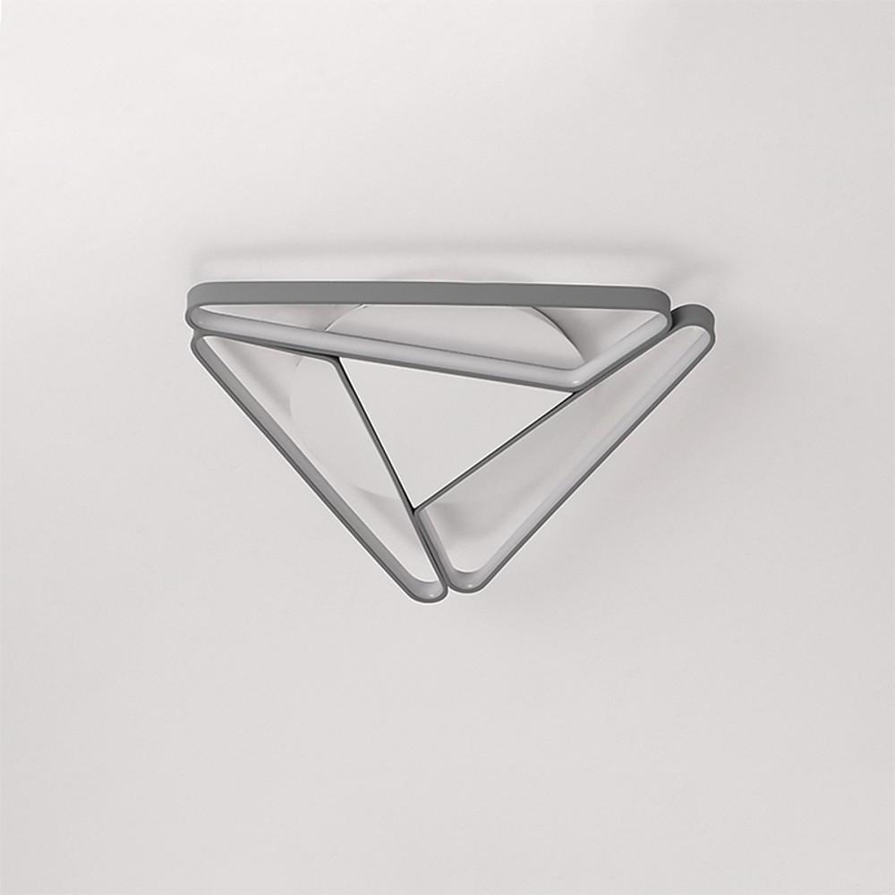 Modern Geometric LED Flush Mount Ceiling Light for Living Room and Bedroom