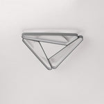 Modern Geometric LED Flush Mount Ceiling Light for Living Room and Bedroom