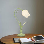 Verdant Floral Desk Lamp with Tri-Tone Illumination for Refined Home Offices