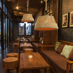 Artisan Hemp Rope Pendant Light with Iron Shade – Vintage Industrial Ceiling Lamp