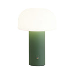 Mushroom Table Lamp with Iron Base and Rotomolded Shade