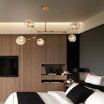 Nordic Branches Bubble Sputnik Chandelier 5 To 11 Lights Gold Finish