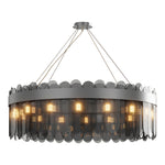 Lumina Glass Chandelier — Modern Luxury Pendant for Dining & Living Spaces