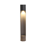 Minimalist Bollard Path Light – Black Aluminum Outdoor Landscape Lighting
