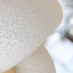 Mushroom Wall Sconce in Resin with Warm LED Glow