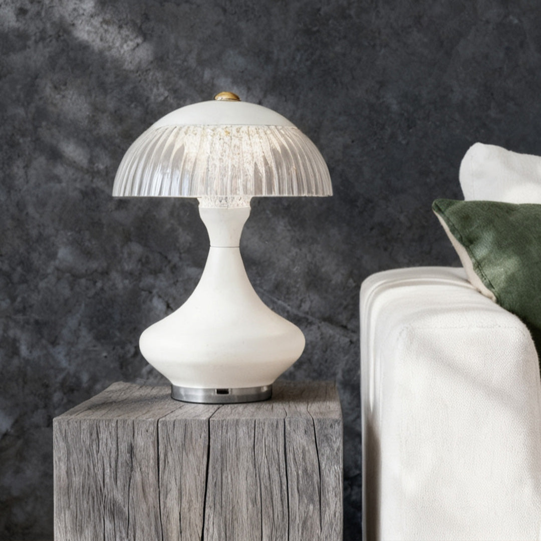 Minimalist Touch Rechargeable Table Lamp with Acrylic Shade