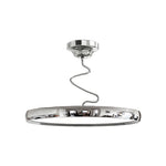 Twisted Full-Spectrum LED Semi Flush Mount Ceiling Light in Modern Finishes