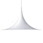 Semi Arch Pendant Light – Designer Aluminum Swag Lamp for Dining & Living Spaces