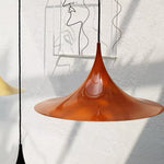 Semi Arch Pendant Light – Designer Aluminum Swag Lamp for Dining & Living Spaces