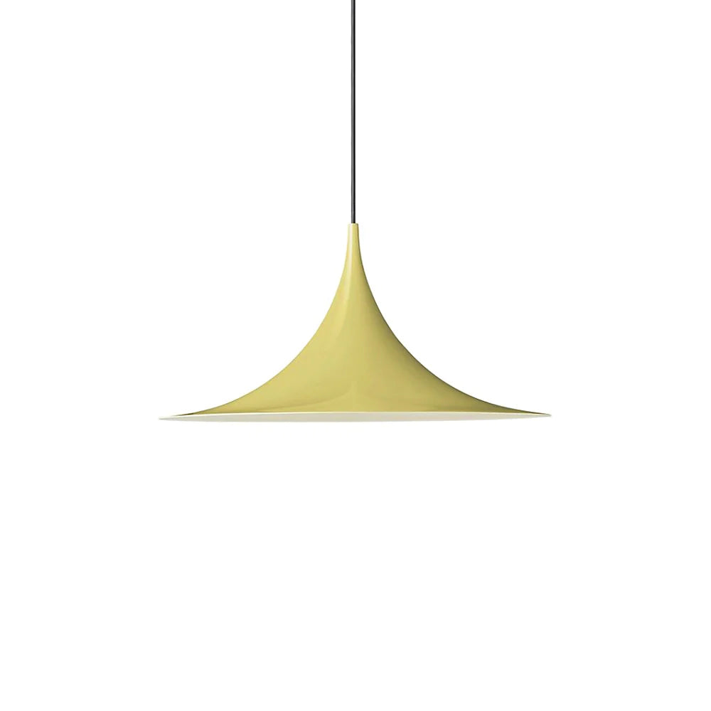Semi Arch Pendant Light – Designer Aluminum Swag Lamp for Dining & Living Spaces