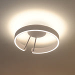 Halo LED Flush Mount Ceiling Light in Minimalist Ring Design