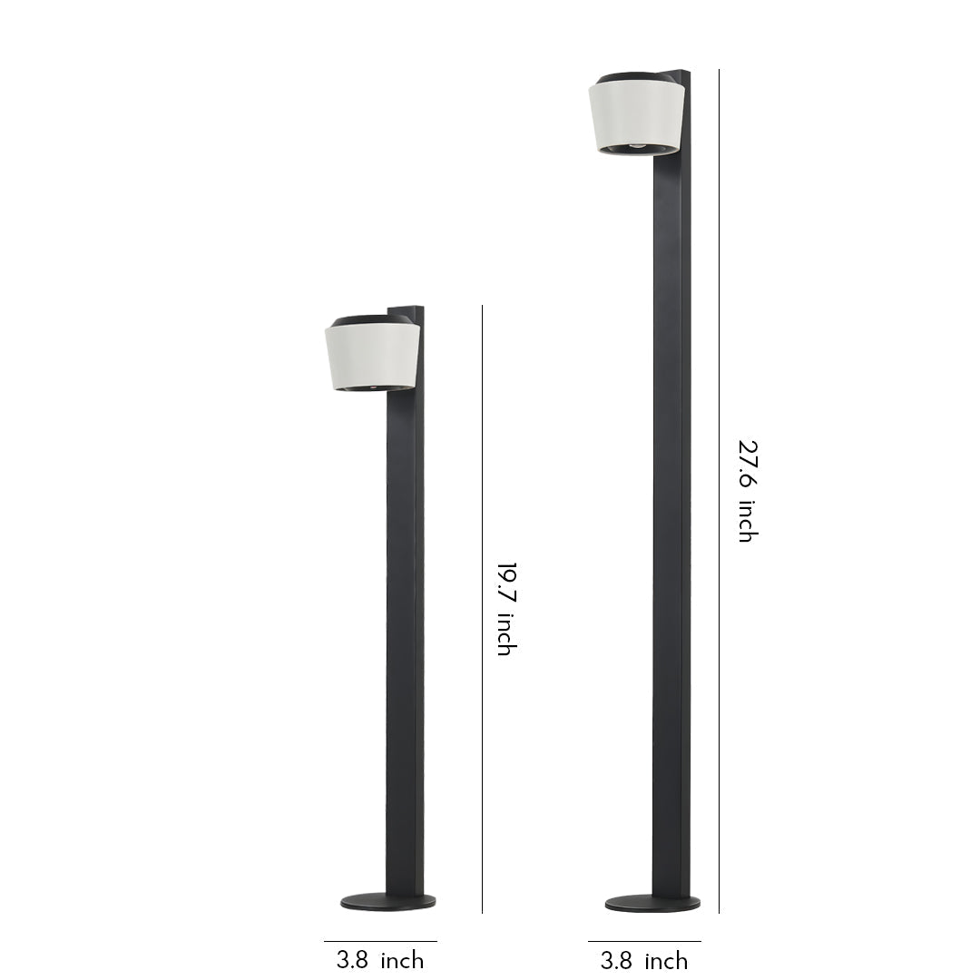 Modern Minimalist Aluminum LED Path Light for Garden Walkways