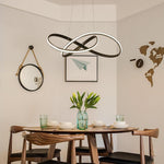 Mobius Ring Pendant 1 Light Cluster Led Ceiling Light
