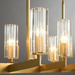 American Luxury Candle Chandelier in Brass, Chrome, or Black