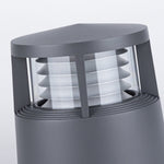 Nordic Minimalist LED Bollard Path Light in Sand Gray