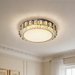 Lumière Crystal Flush Mount Ceiling Light in Chrome