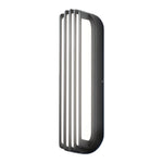 Modern Outdoor Linear Wall Light – Black Aluminum LED Sconce