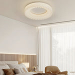Lumina Round LED Flush Mount Ceiling Light in Gold or White
