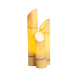 Artisan Resin Bamboo LED Landscape Lights for Garden Paths and Courtyards