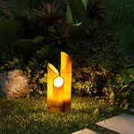 Artisan Resin Bamboo LED Landscape Lights for Garden Paths and Courtyards