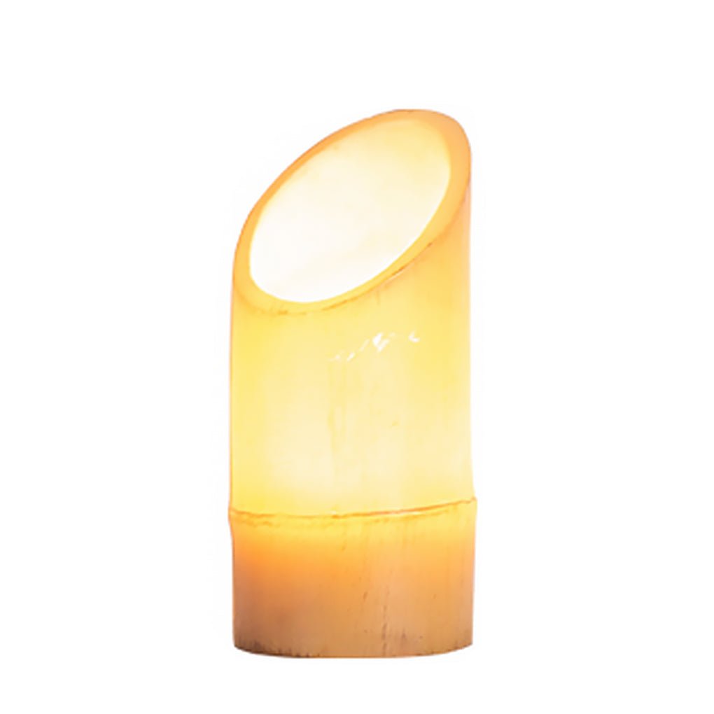 Artisan Resin Bamboo LED Landscape Lights for Garden Paths and Courtyards
