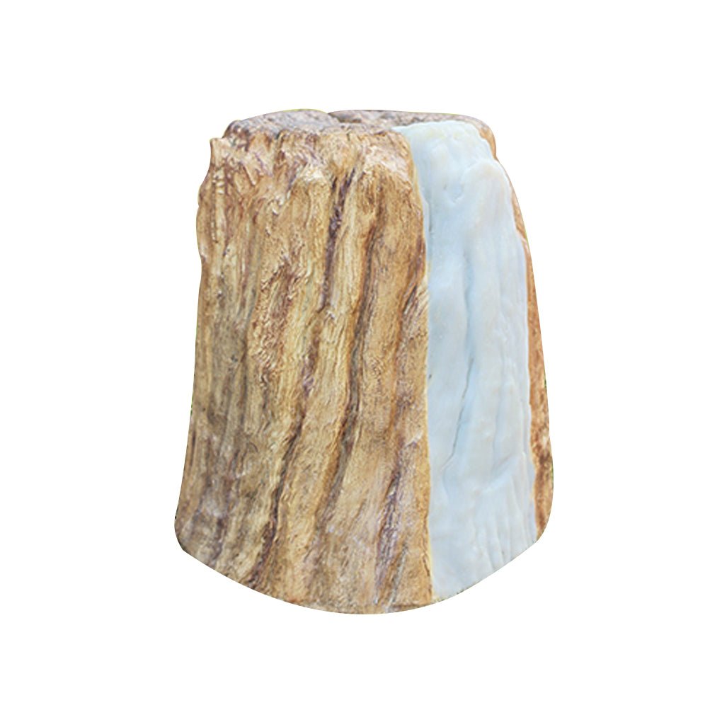Sculptural Tree Stump LED Garden Light – Weatherproof Resin Landscape Lighting
