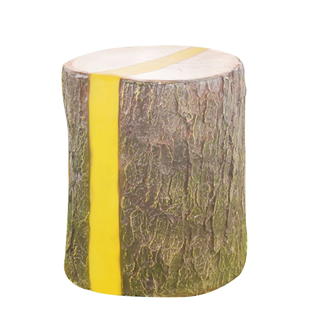Sculptural Tree Stump LED Garden Light – Weatherproof Resin Landscape Lighting
