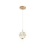 Luxury Crystal Staircase Chandelier with Gold Iron Frame, Modern High Ceiling Light
