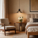 Aurora Glass Cone Pendant Light in Gold Brass, Nordic Minimalist Ceiling Lamp