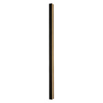 Modern Linear LED Outdoor Wall Light in Black